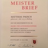 Malermeister Brief Matthias Pausch