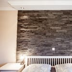 Schlafzimmer Ambiente durch Wandtechniken